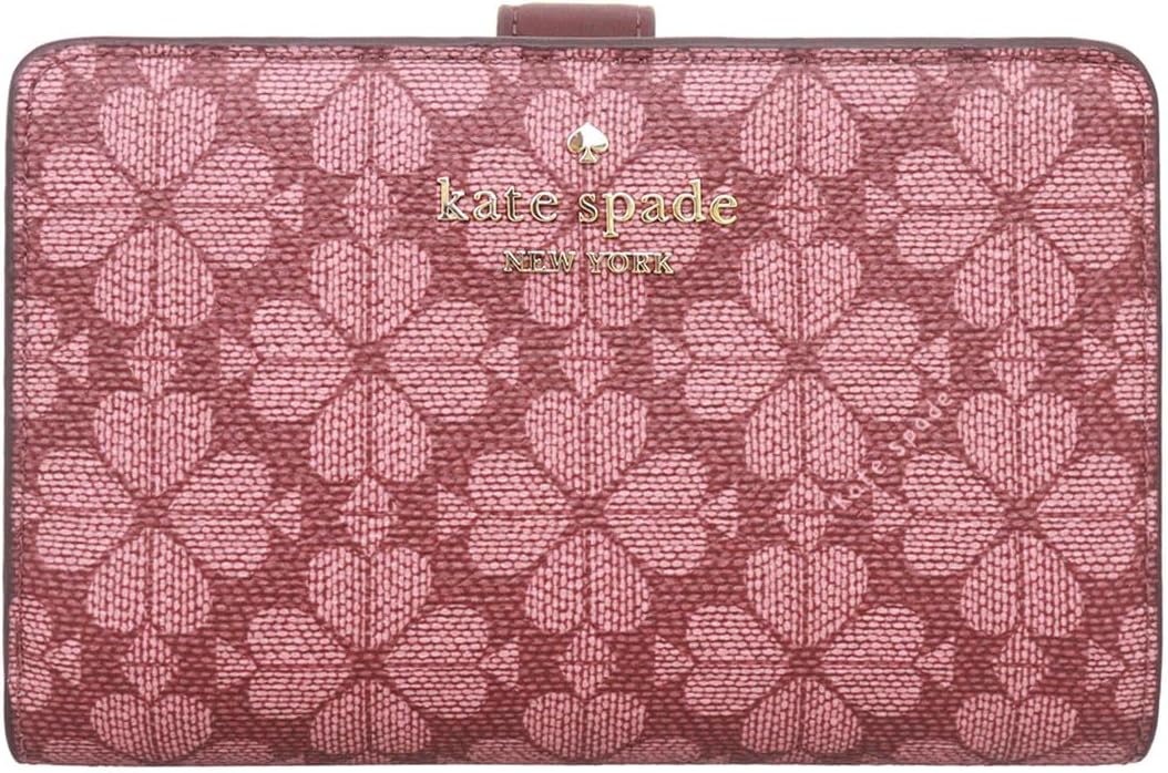 限定販売★KG488 Kate Spade★spade flower Bifold Wallet KATE SPADE Spade Flower PVC Medium Compact Bifold Wallet